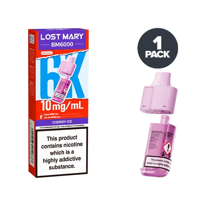 Cherry Ice Lost Mary BM6000 Refill Pack - Image 2