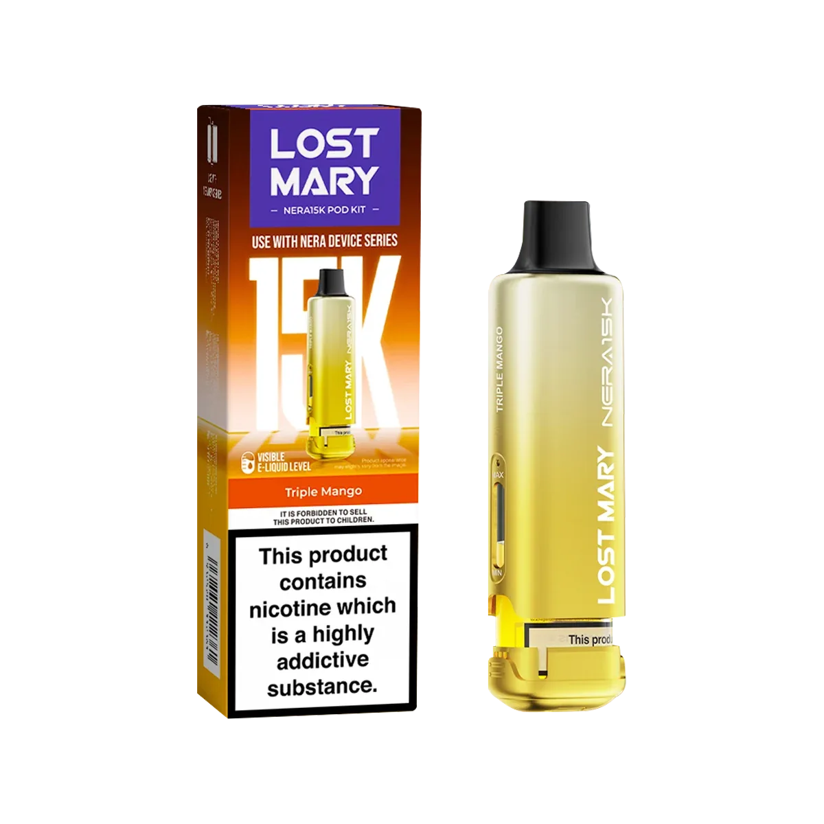 Triple Mango Lost Mary NERA15K Refill Pack