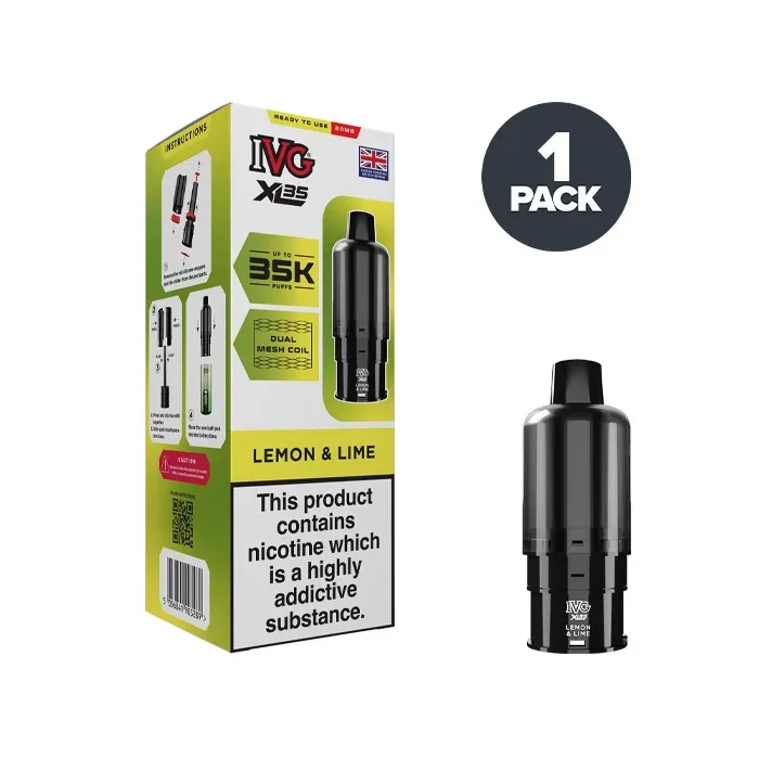 Lemon & Lime IVG XL35 Prefilled Pods