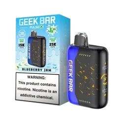 GEEK BAR PULSE X 5% NIC 25,000 PUFFS VAPE (RASPBERRY JAM - JAM EDITION) - Image 2