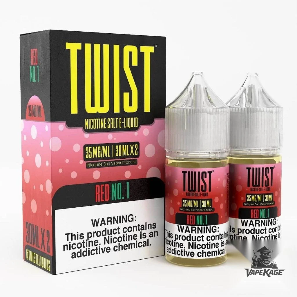 Red No 1 — Twist E-Liquids 60mL (2x30mL twin pack) Nic Salt