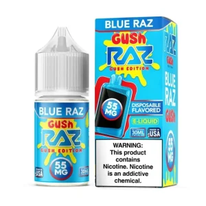 Pod Juice Raz Gush Blue Raz Gush Salt 30ml E-juice