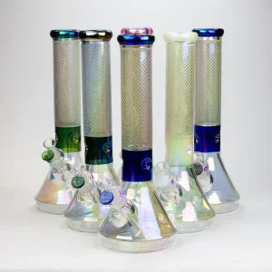 13" Genie Electroplated Beaker Bong