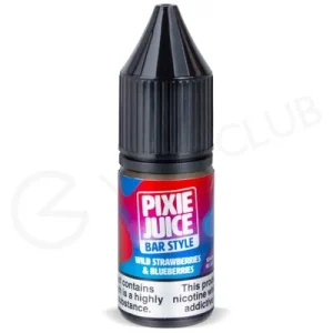 Wild Strawberries & Blueberries Nic Salt E-Liquid by Pixie Juice Bar Style