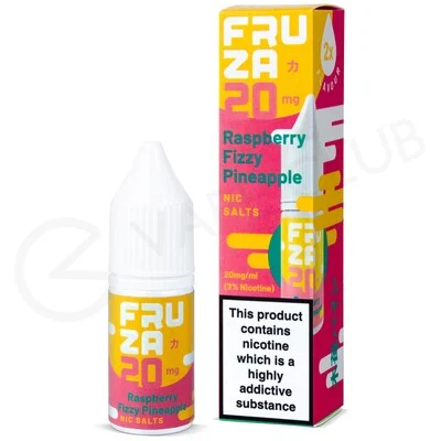 Raspberry Fizzy Pineapple Nic Salt E-Liquid by Fruza