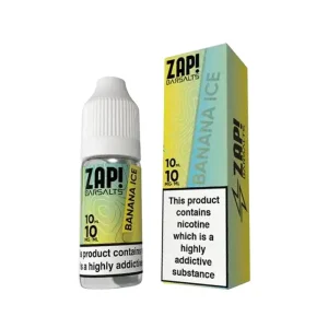 Banana Ice 10ml Nic Salt E-Liquid by Zap! Bar Salts