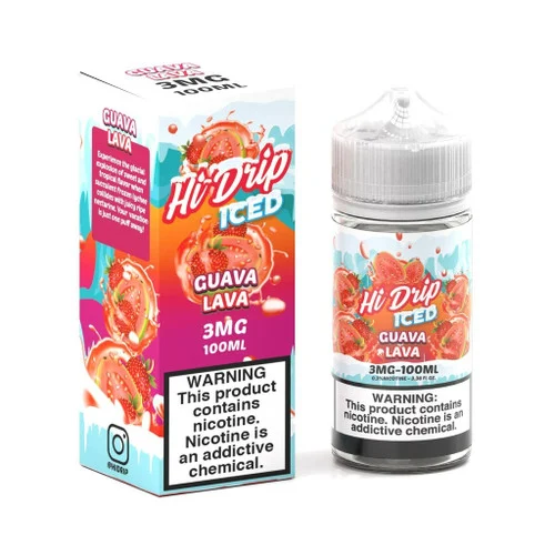 Hi Drip Guava Lava Iced E-Liquid 100mL