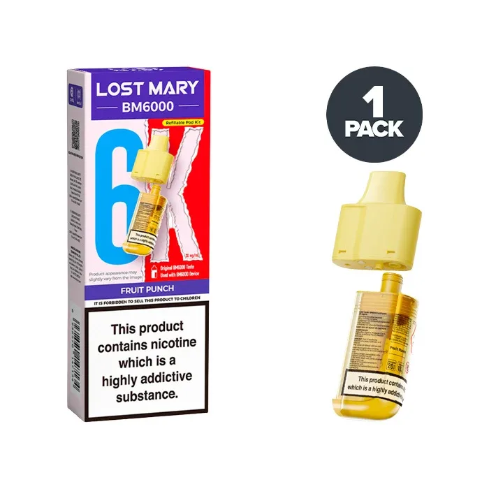 Fruit Punch Lost Mary BM6000 Refill Pack