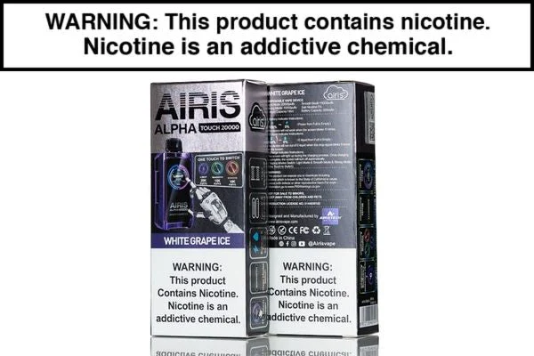 AIRIS ALPHA TOUCH 20K DISPOSABLE VAPE – 20,000 PUFFS