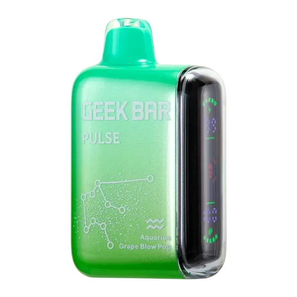 Geek Bar Pulse 15000 Puffs Disposable Vape - Aquarius Grape Blow Pop