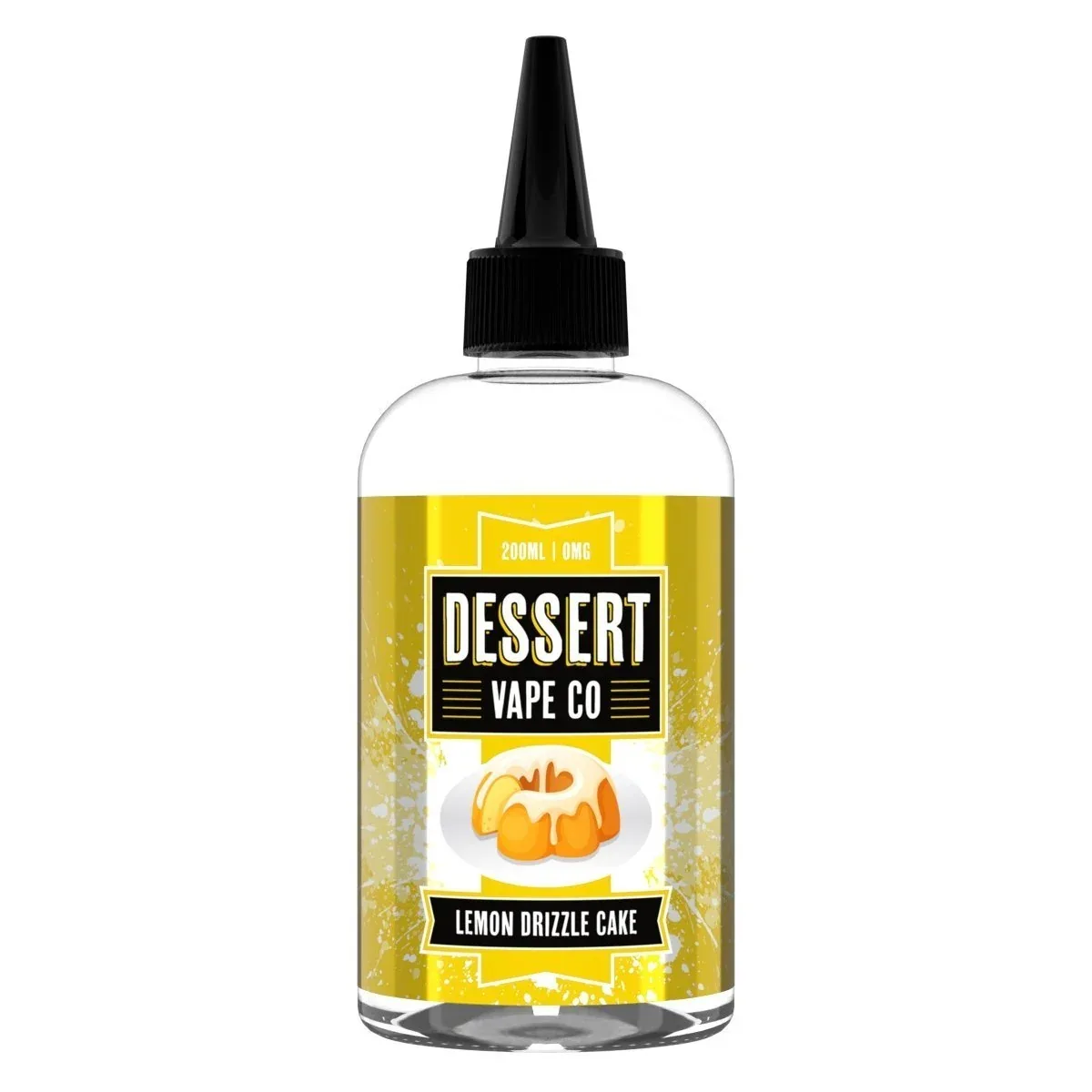 Dessert Vape Co - Lemon Drizzle Cake Shortfill E-Liquid 200ml