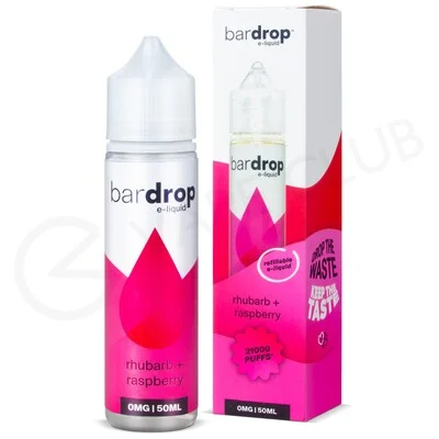 Rhubarb Raspberry Shortfill E-Liquid by Bar Drop 50ml