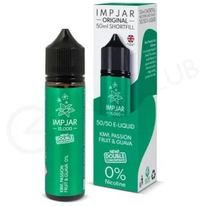 Kiwi Passionfruit Guava Shortfill E-Liquid by Imp Jar 50ml
