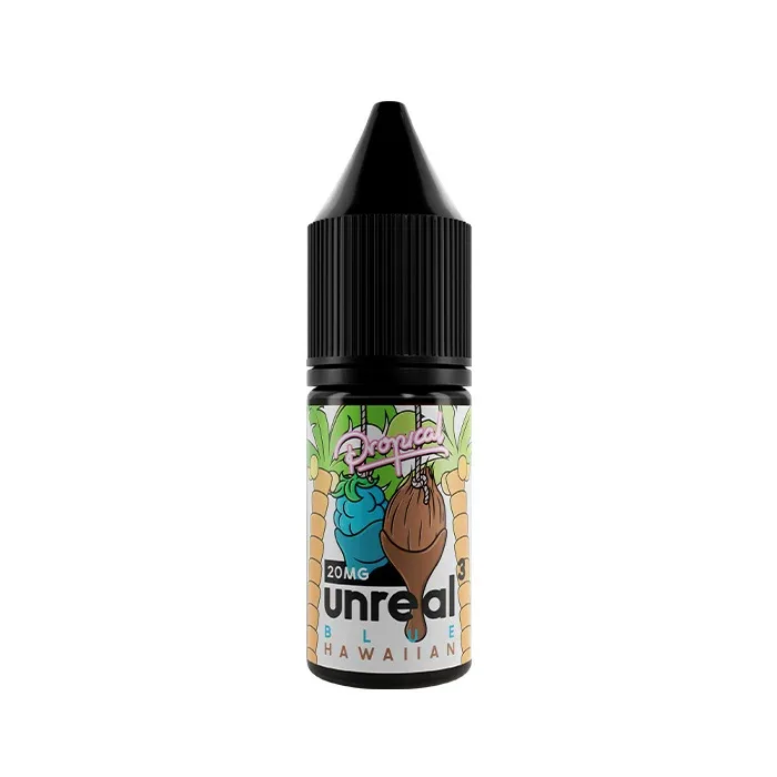 Unreal 3 Propical Blue Hawaiian 10ml Nic Salt E-Liquid