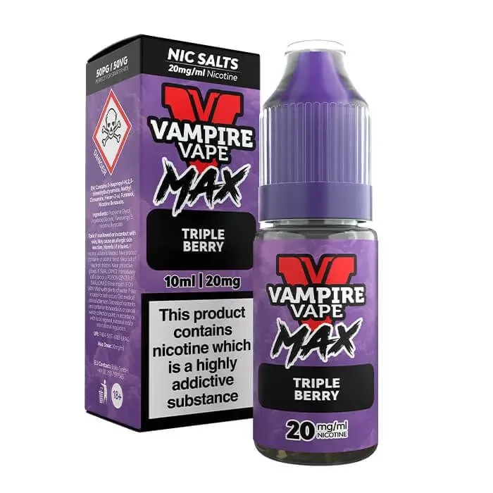 Vampire Vape Max Triple Berry 10ml Nic Salts