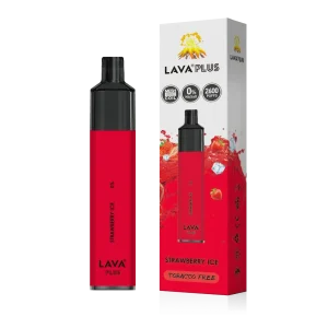 Lava Plus 2600 Puffs Disposable Zero Nicotine Free 0% - Strawberry Ice