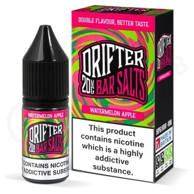 Watermelon Apple Nic Salt E-Liquid by Drifter Bar Salts