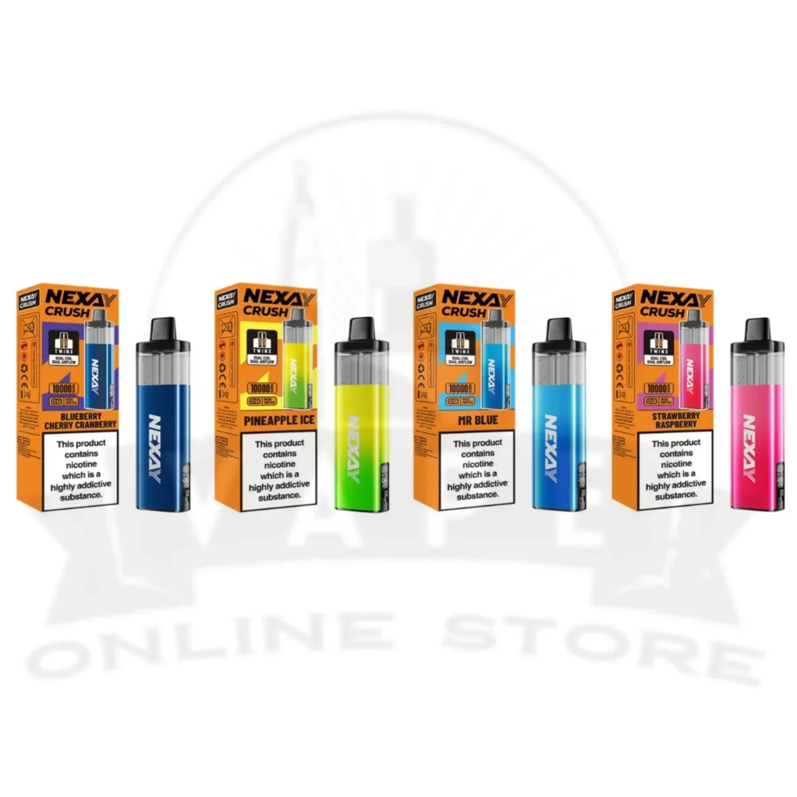 Nexay Crush 10k Prefilled Pod Kit | Buy kit Add Free Pod