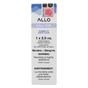 Allo Ultra 500 Blueberry Ice 2ml 20mg