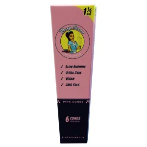Blazy Susan PINK 1 1/4 Cones 6ct