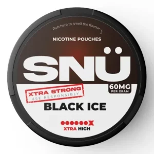 SNU Nicotine Pouches - Black Ice Extra Strong