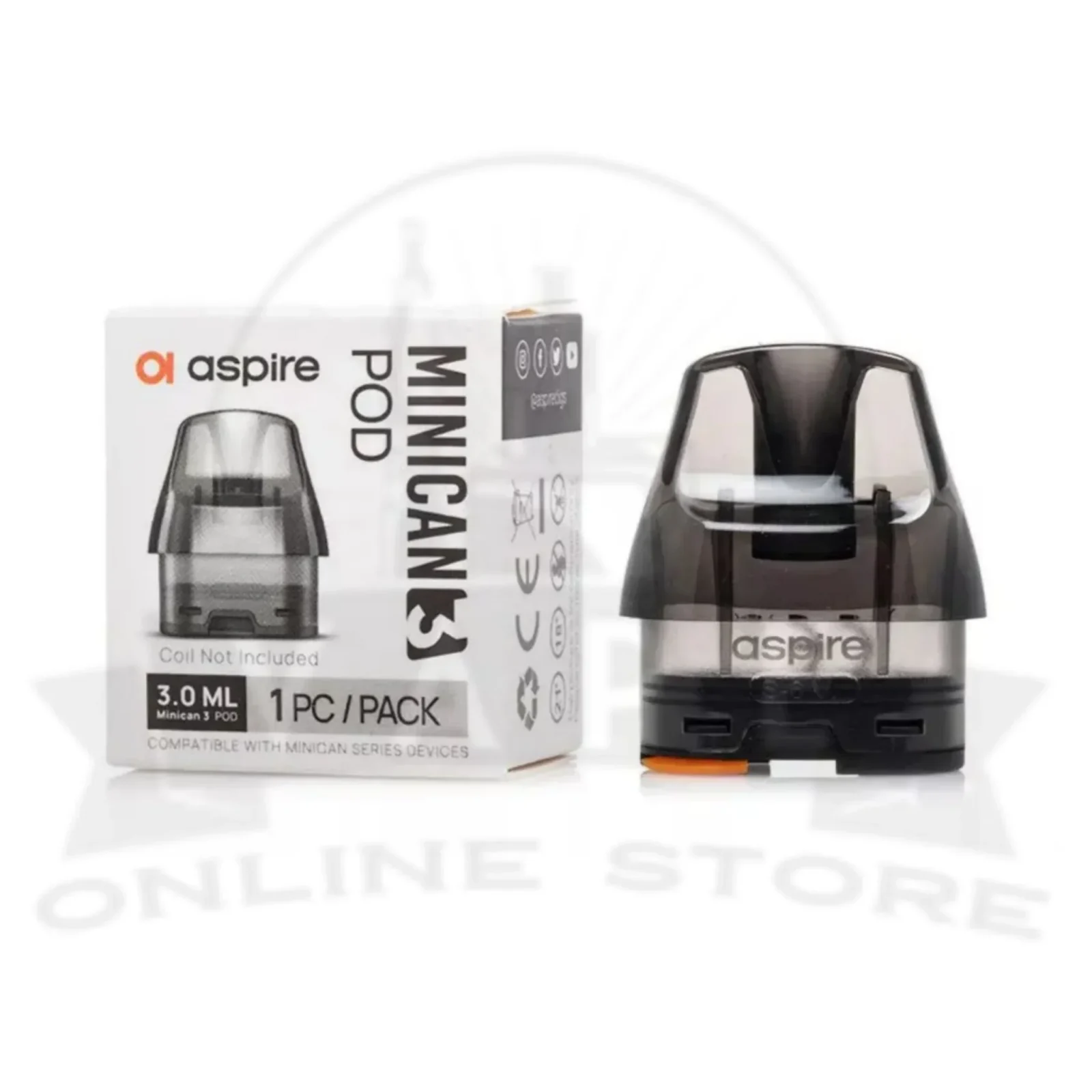 Aspire Minican 3 Empty Replacement Pod