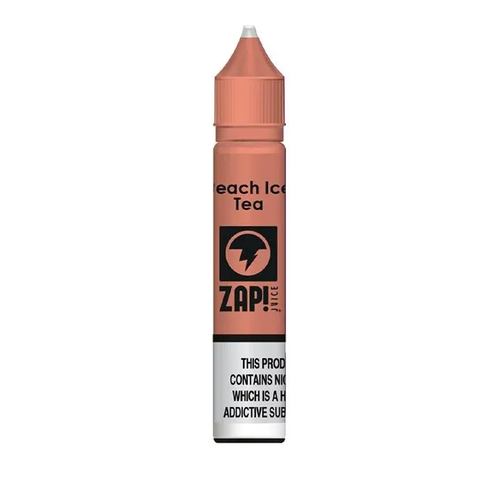 Zap! Juice Peach Ice Tea 10m Nicotine Salt E-Liquid