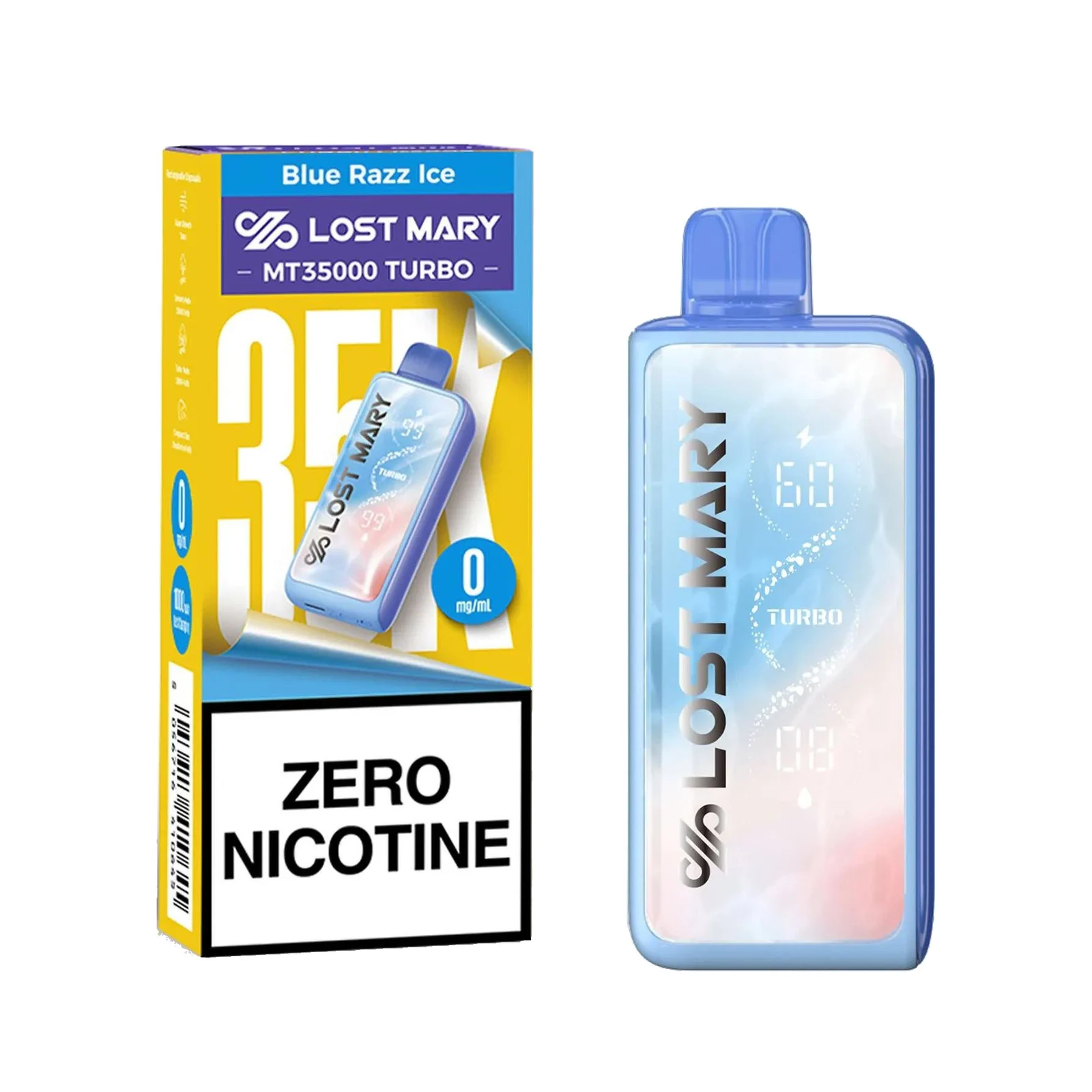 Lost Mary MT35K Turbo ZERO 0% Disposable Vape Device - 1PC - Image 2
