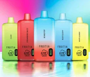 FRUITIA X FUME 5% NICOTINE 18ML 8000 PUFFS DISPISABLE VAPE