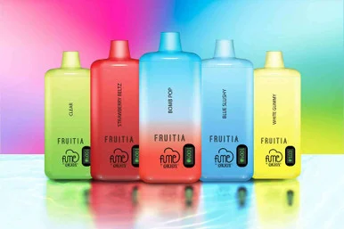 FRUITIA X FUME 5% NICOTINE 18ML 8000 PUFFS DISPISABLE VAPE
