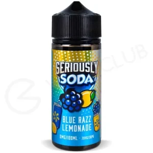Blue Razz Lemonade Shortfill E-Liquid by Seriously Soda 100ml