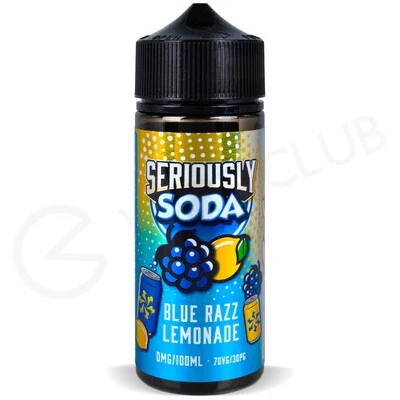 Blue Razz Lemonade Shortfill E-Liquid by Seriously Soda 100ml