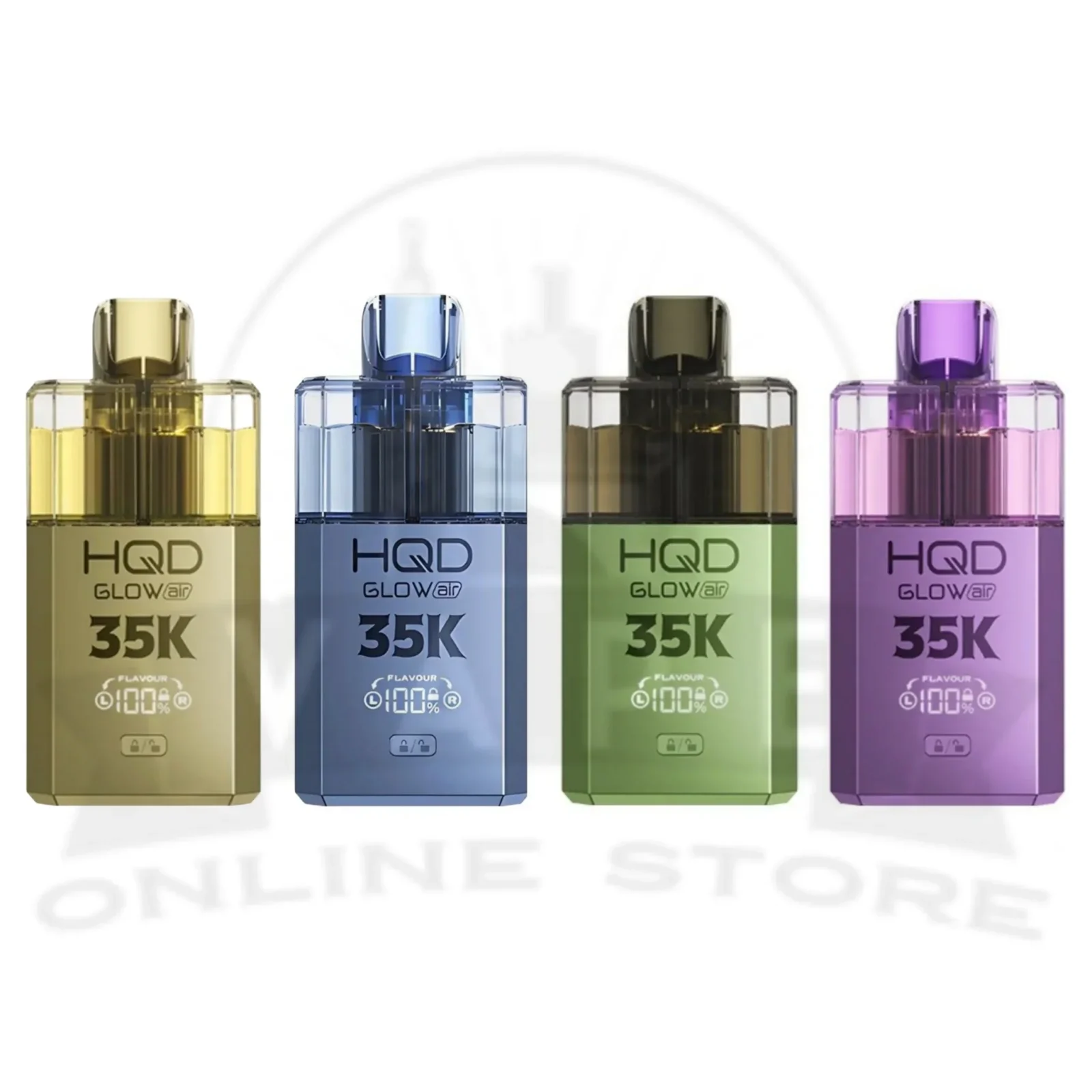 HQD Glow Air 35K Pod Vape Kit