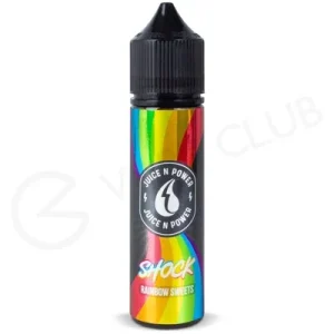 Shock Rainbow Sweets Shortfill E-Liquid by Juice N Power 50ml