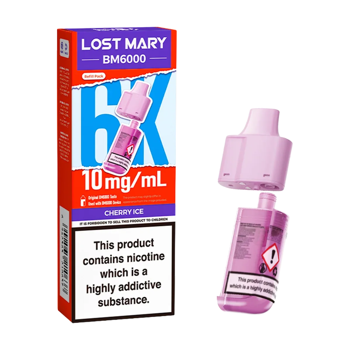 Cherry Ice Lost Mary BM6000 Refill Pack - Image 2