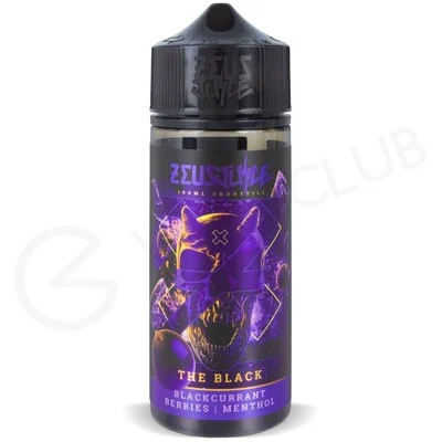 The Black Shortfill E-Liquid by Zeus Juice 100ml