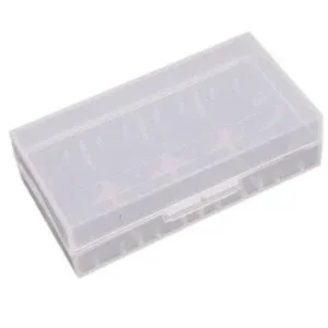 Clear Plastic 18650 Battery Case