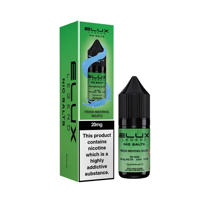 Fresh Menthol Mojito 10ml Nic Salt by Elux Legend