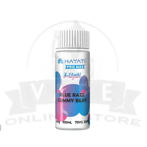Blue Razz Gummy Bear Hayati Pro Max 100ml E-Liquid Vape Juice | Full Stock
