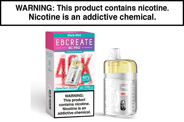 EB CREATE BC PRO DISPOSABLE VAPE – 40,000 PUFFS