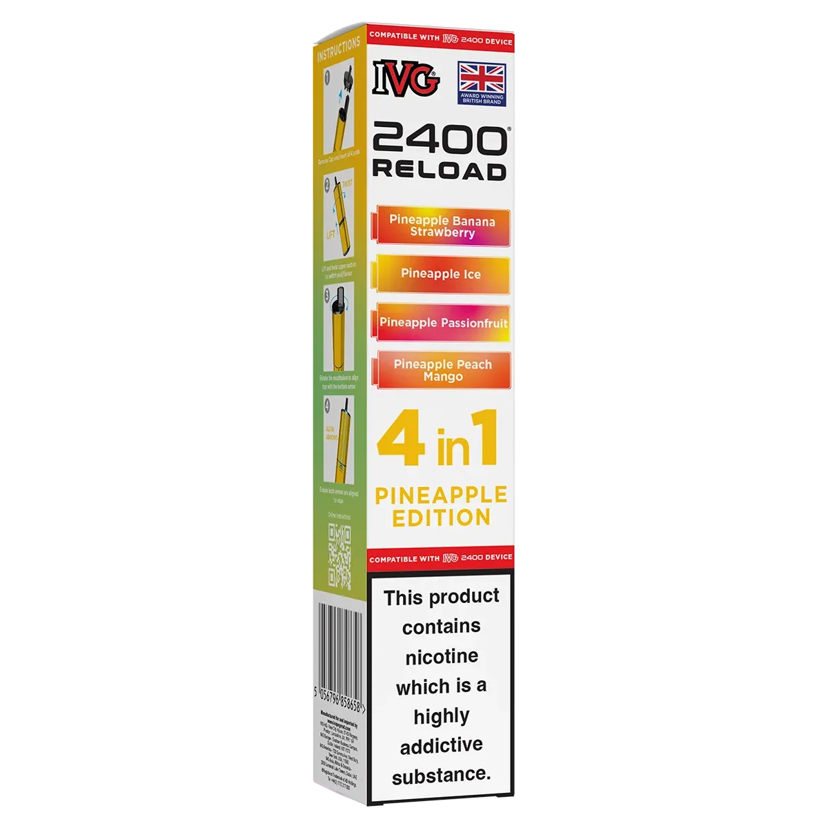 Pineapple Edition IVG 2400 Refill Pods