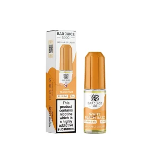 White Peach Razz by Bar Juice 5000 Nic Salts