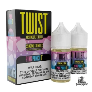 Pink Punch 0 — Twist E-Liquids 60mL (2x30mL twin pack) Nic Salt