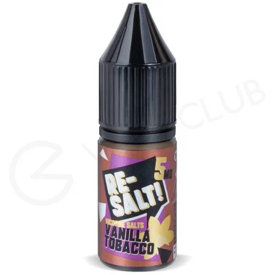 Vanilla Tobacco Nic Salt E-Liquid by Re Salt