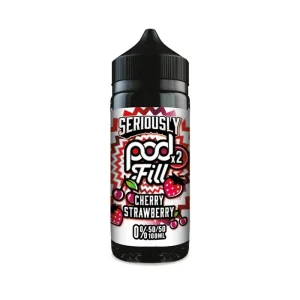 Cherry Strawberry 100ml Shortfill by Seriously Pod Fill x2