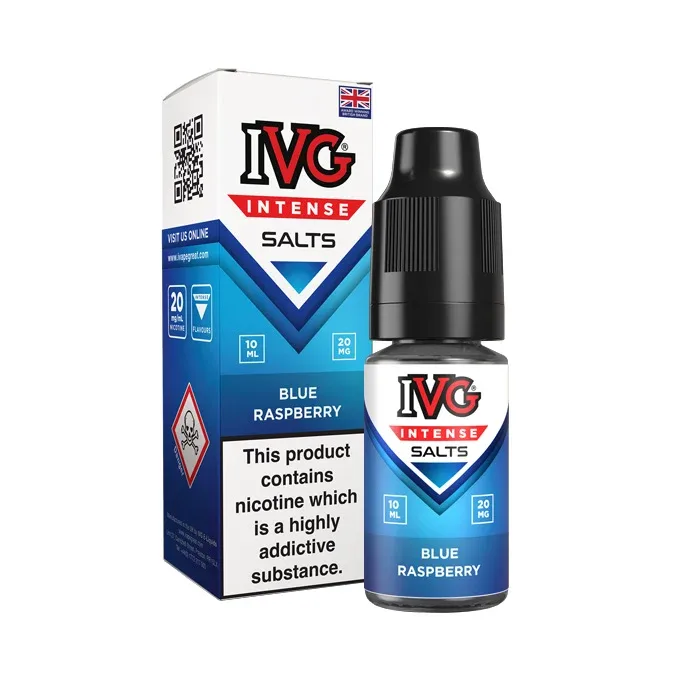 Blue Raspberry Nicotine Salt by IVG Intense