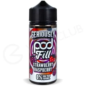 Strawberry Raspberry Shortfill E-Liquid by Seriously Pod Fill 100ml