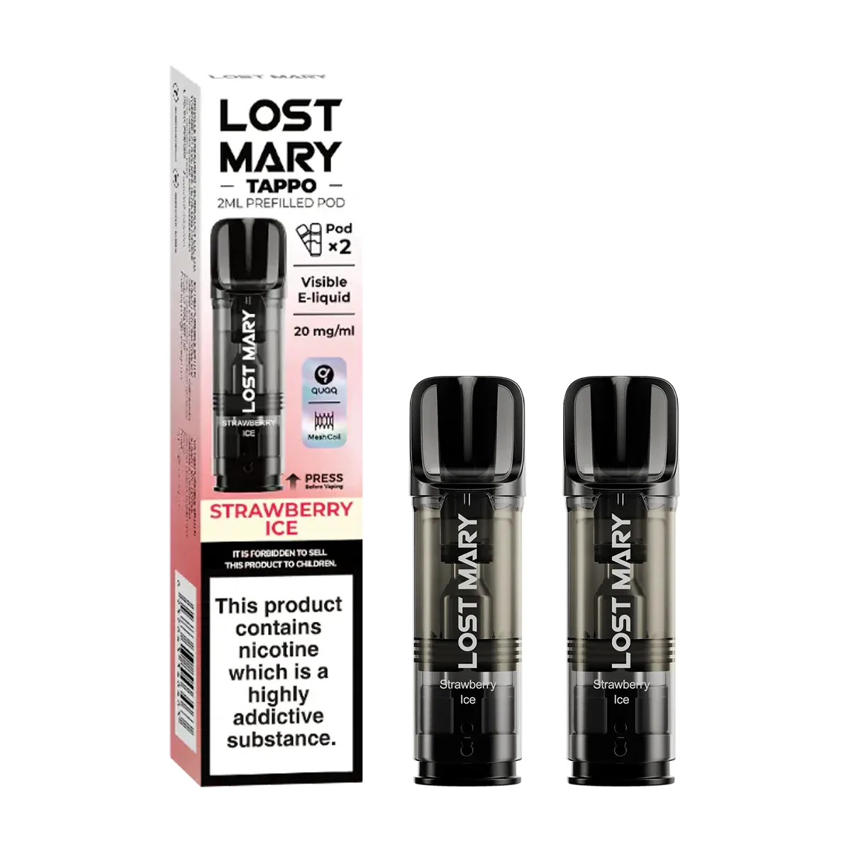 Strawberry Ice Lost Mary Tappo Pods
