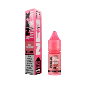 Aqua Strawberry Nic Salt E-Liquid by NexLiq