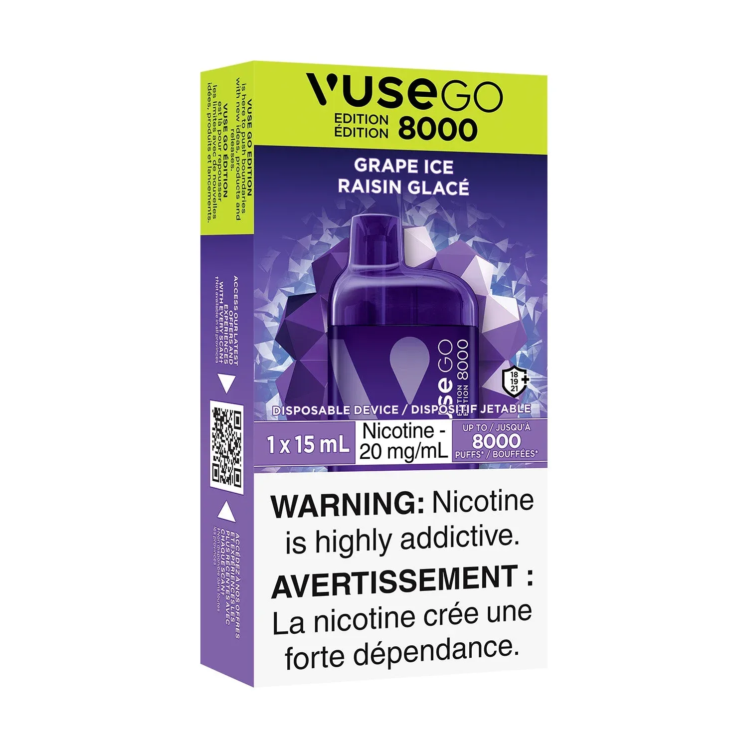 Vuse GO Edition 8000 - Grape Ice - Image 2